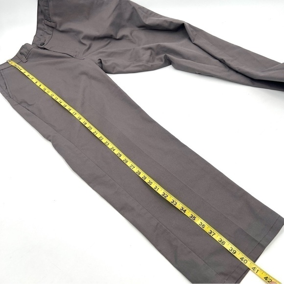 DICKIES Men's Gray Flat Front Pants Size 36x30 - Picture 8 of 11